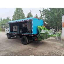  車載式雙噴頭濕噴機(jī)，車載式濕噴臺車，雙噴頭混凝土濕噴臺車