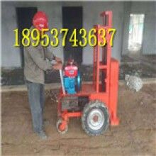 不開玩笑！自走式四輪鏈條打夯機(jī) 柴油夯錘機(jī)