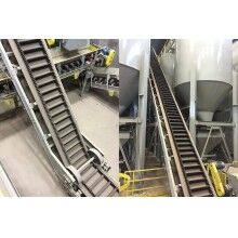 聊城大傾角輸送機(jī)-板鏈輸送機(jī)專業(yè)制作