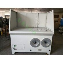 山東日照打磨車間除塵臺凈化后的空氣由風道經風機排出