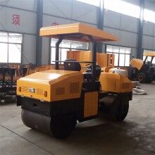 液壓振動壓路機(jī) 雙鋼輪壓實(shí)機(jī) 3T壓土機(jī)