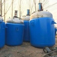 出售二手不銹鋼反應釜 二手不銹鋼外盤管反應釜