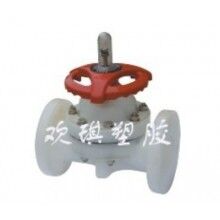 法蘭塑料PVDF隔膜閥